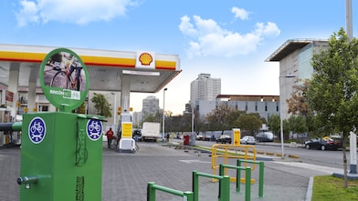 Bicicleta andando por la calle