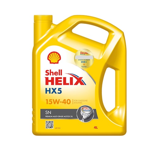 Botella de Shell Helix HX5