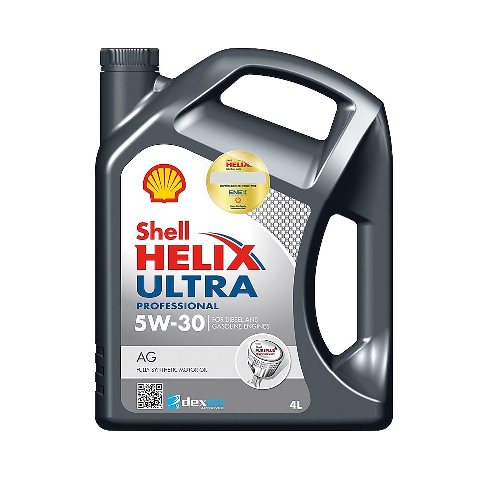 Botella de Shell Helix Ultra