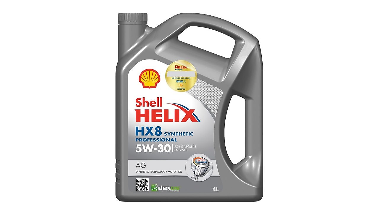 Botella de Shell Helix HX8 Pro Syn AG