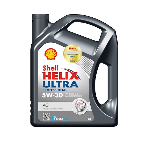 Botella de Shell Helix Ultra